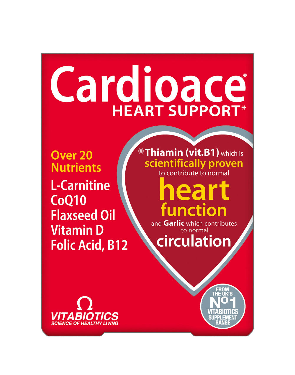 Vitabiotics Cardioace Health Support - 30 Tablets