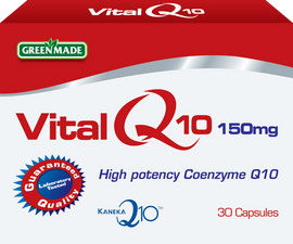 Green Made Vital Q10 150 mg - 30 Capsules