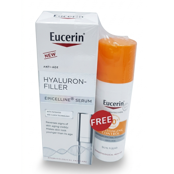Eucerin Bundle Epicelline Serum With A Free Sunscreen