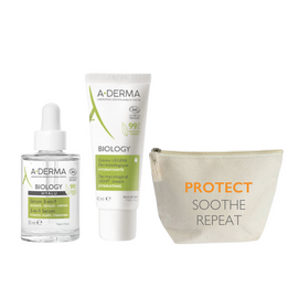 A-Derma Hyalu Serum With Biology Light Cream Bundle