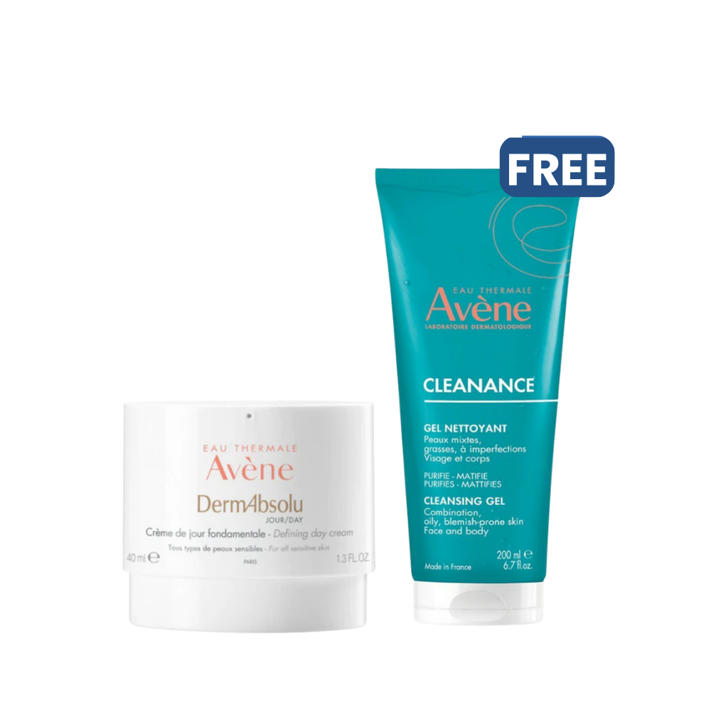 Avene Dermabsolu Day With A Free Cleanance Wash