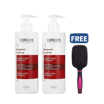 Vichy Dercos Energising Shampoo 400 ml Double Bundle