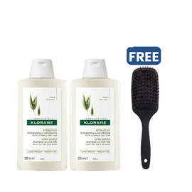 Klorane Oat Milk Shampoo Dual Bundle