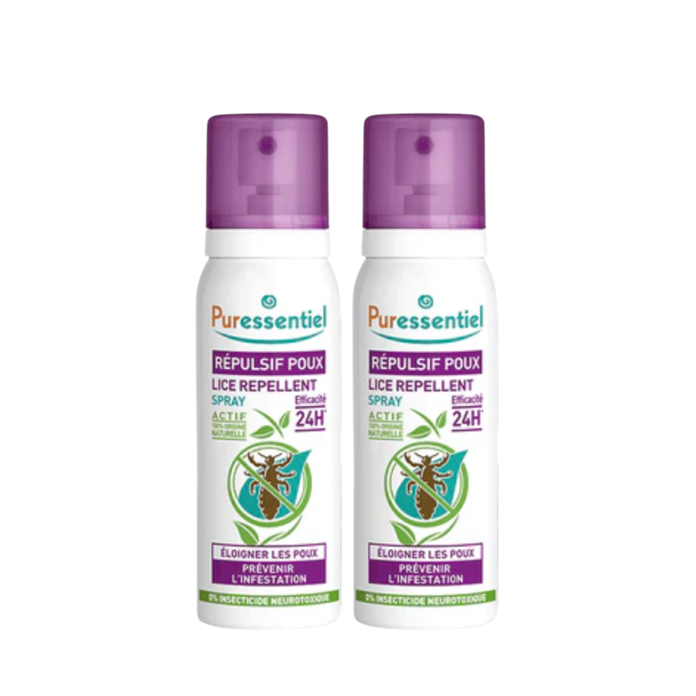Puressentiel Lice Spray Repellant Dual Bundle