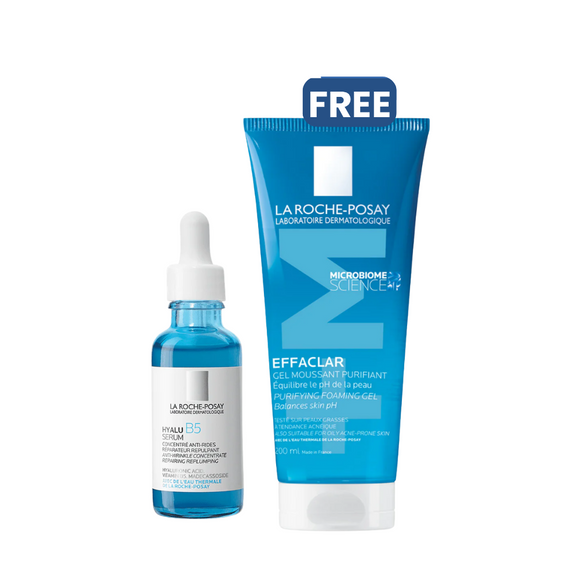 La Roche Posay Hyalu B5 Serum With A Free Effaclar Gel