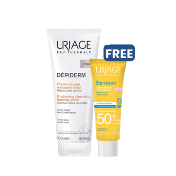 Uriage Depiderm Foam With A Free Bariesun