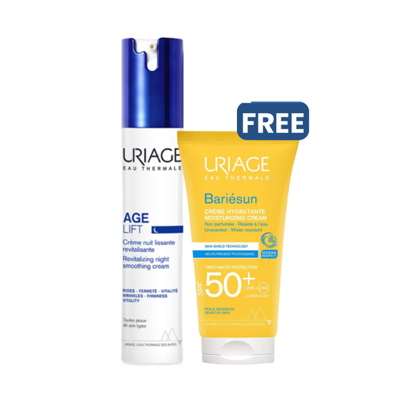 Uriage Age Lift Night With A Free Bariesun