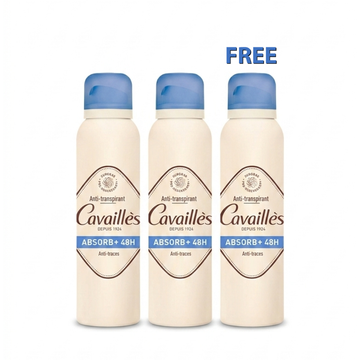 Roge Cavailles Absorb+ Spray Deodorant Buy 2 Get 1 Free