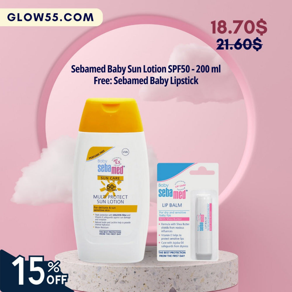 Buy 1 Sebamed Baby Sun Lotion & Get A Free Baby Lipstick