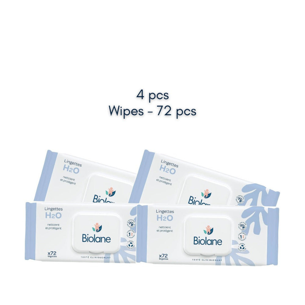 Biolane Wipes 72 pcs (4 packs)