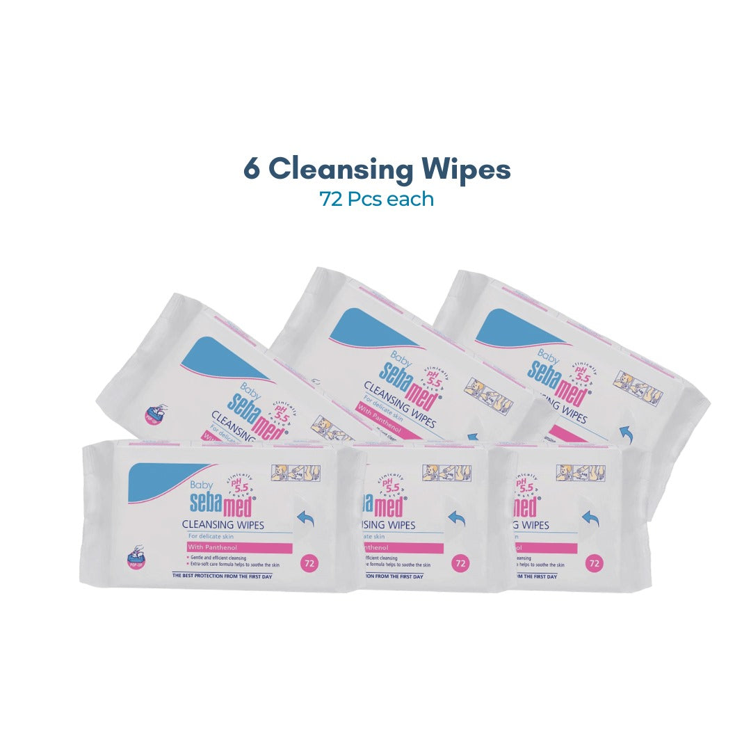 Sebamed Bundle 7: 6 Cleansing Wipes