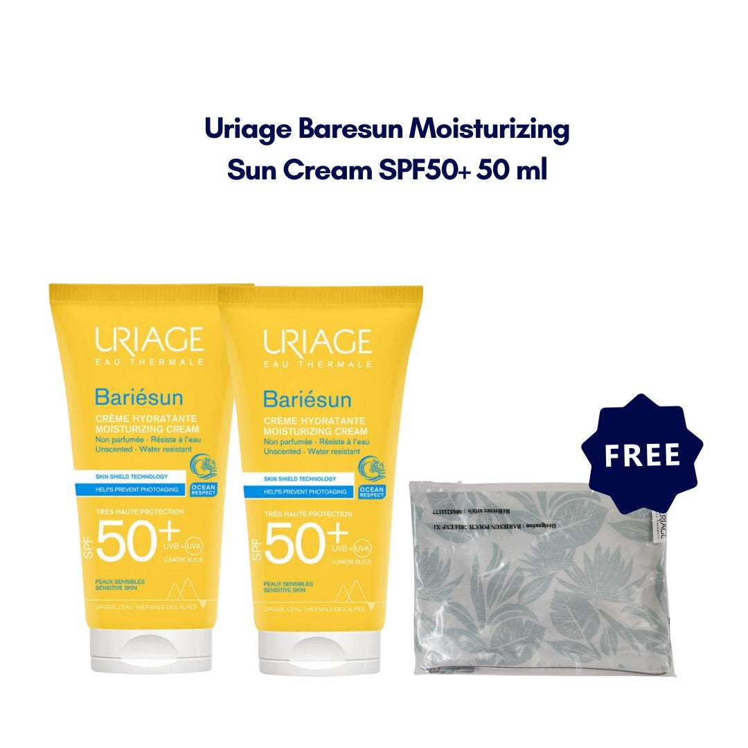 Uriage Bariesun  Moisturizing Cream Unscented Dual Kit