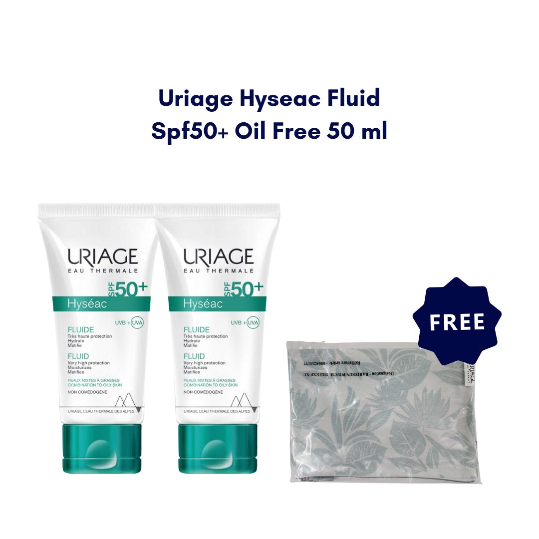 Uriage Hyseac Fluid SPF 50 Dual Kit