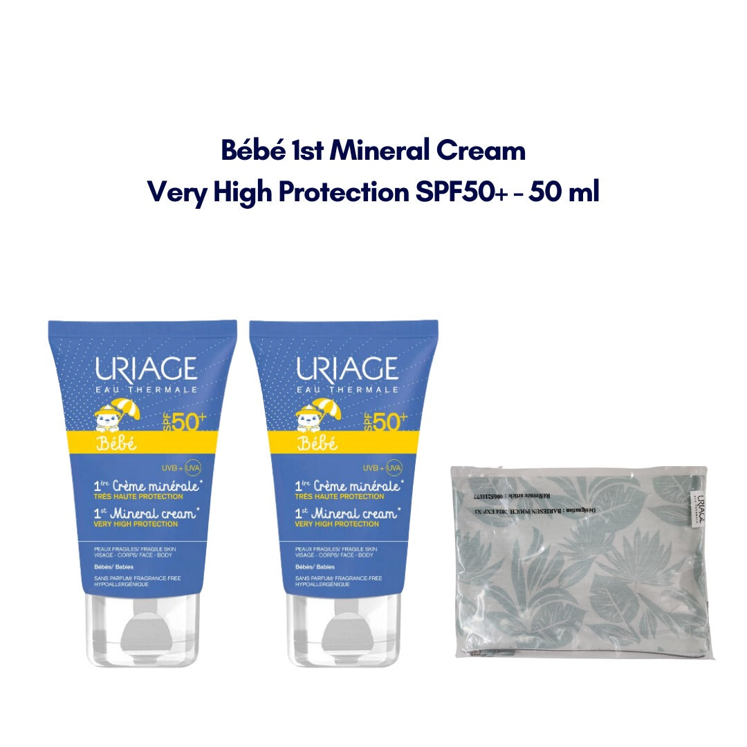 Uriage 1er Mineral Cream SPF 50 Dual Kit