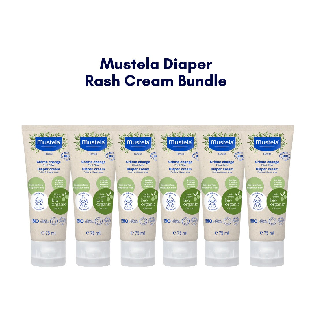 Mustela Organic Diaper 6 Packs Bundle