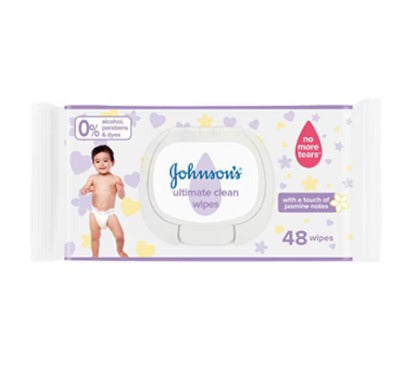 Johnson's Baby Ultimate Clean Wipes Jumbo - 48 Wipes