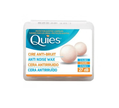 Quies Anti-Noise Wax - 3 Pairs