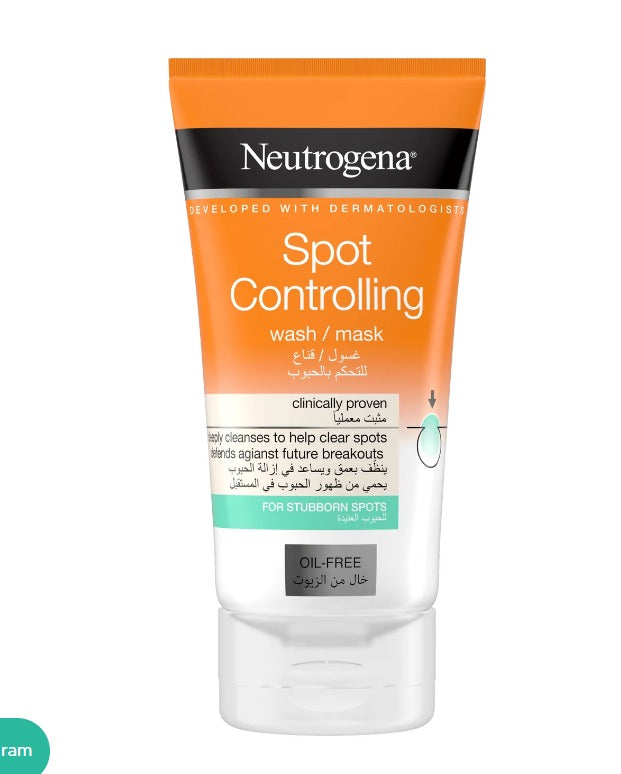 Neutrogena Spot Controlling 2 In 1 Face Wash/Mask - 150 ml