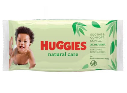 Huggies Wipes Natural Care - 56 Wipes