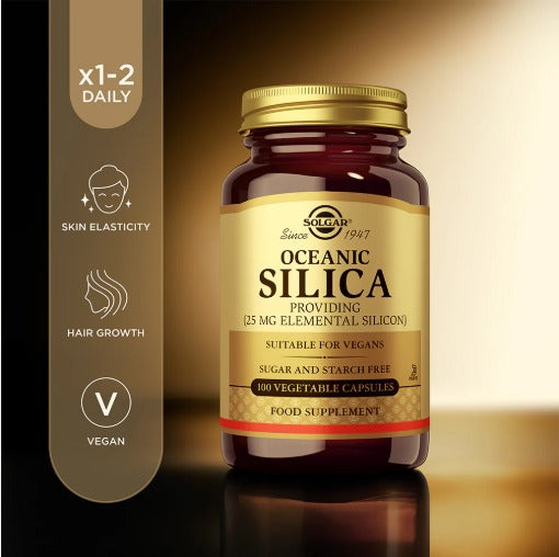 Solgar Oceanic Silica 25 MG - 50 Vegetable Capsules