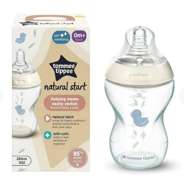 Tommee Tippee Natural Start Slow Flow Decorated Bottle - 260 ml