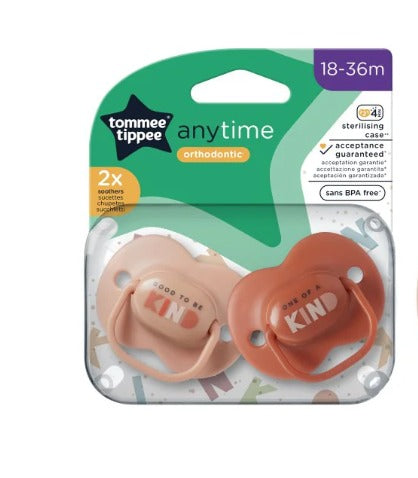 Tommee Tippee Anytime Soothers x 2pcs (18-36 Months) - 0