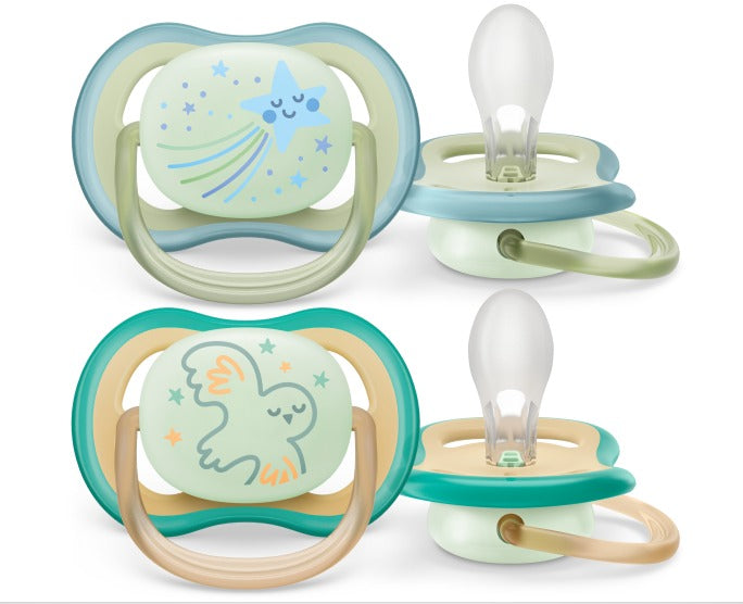 Avent 2 Ultra Air Night Soother 0-6 M