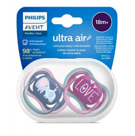 Avent 2 Ultra Air Soothers 18M+
