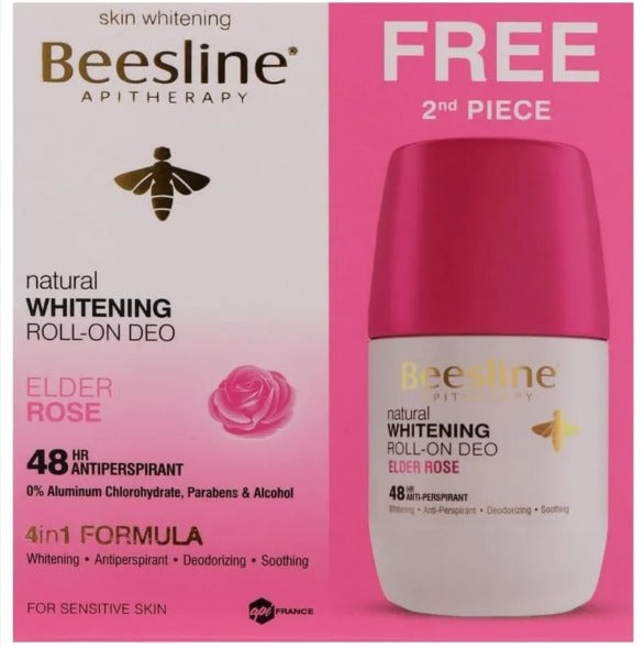 Beesline Whitening Roll-On Deodorant Elder Rose