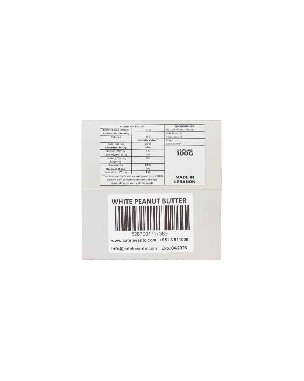 Levanto Pro White Peanut