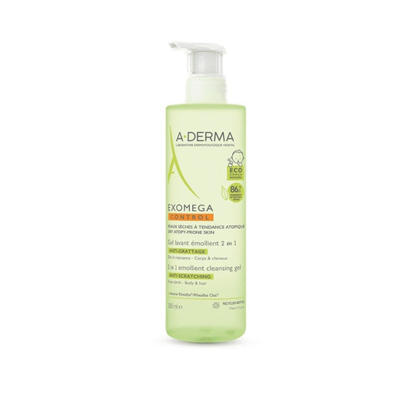 Aderma Exomega Control Emollient Cleansing Gel