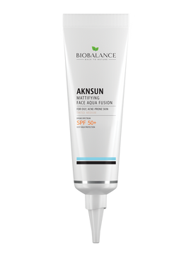 Bio balance Mattifiying Face Aqua Fusion For Oily, Acne-prone Skin Tinted Medium SPF50 - 40 ml