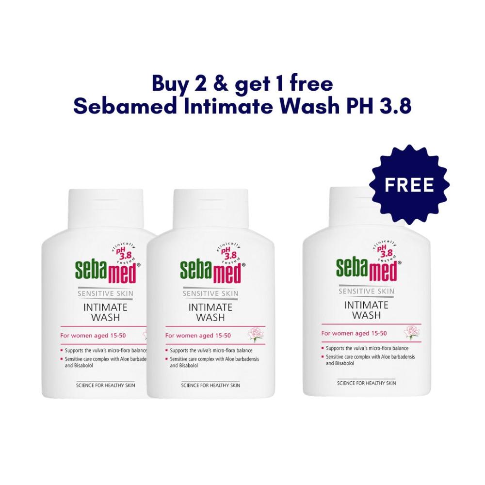 Sebamed Intimate Wash pH 3.8 Buy 2 Get 1