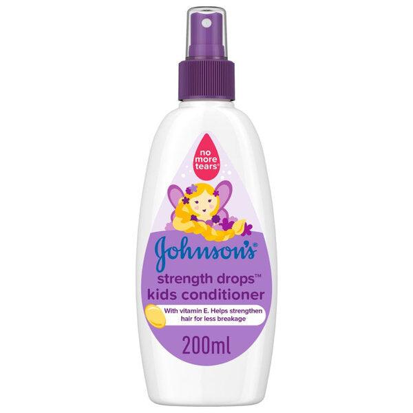 Johnson's Conditioner Spray Strength Drops Kids - 200 ml