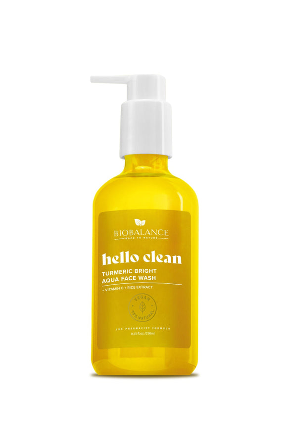 Bio Balance Hello Clean Turmeric Bright Aqua Face Wash - 250 ml