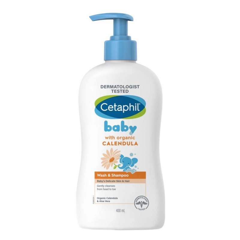 Cetaphil Baby Calendula Wash And Shampoo - 400 ml