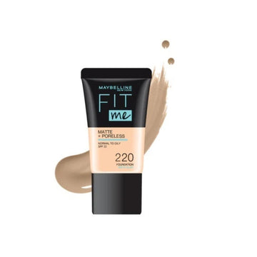 Buy natural-beige-220 Maybelline Fit Me Matte &amp; Poreless Foundation - Mini Size 18 ml