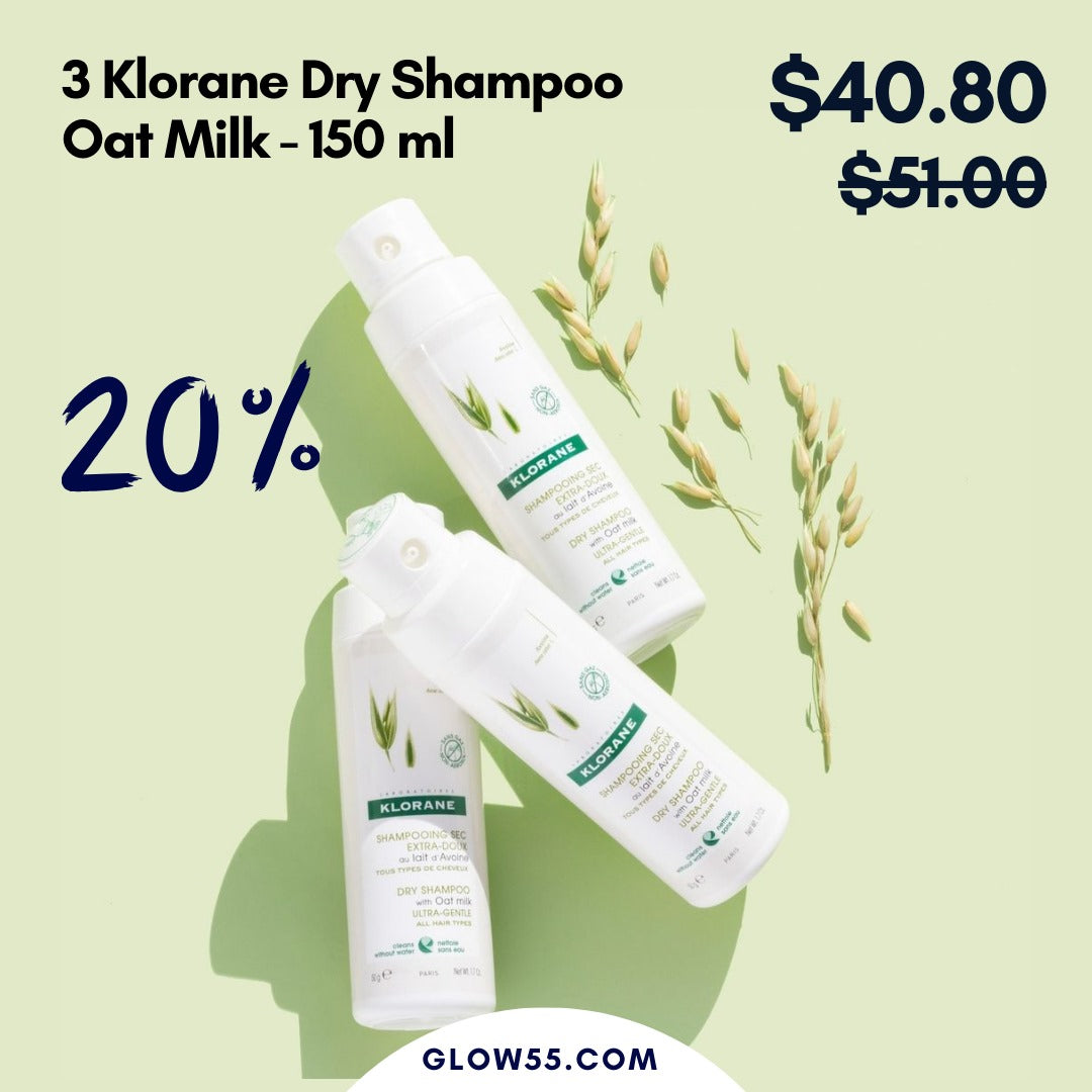 Klorane Oat Milk Dry Shampoo Bundle