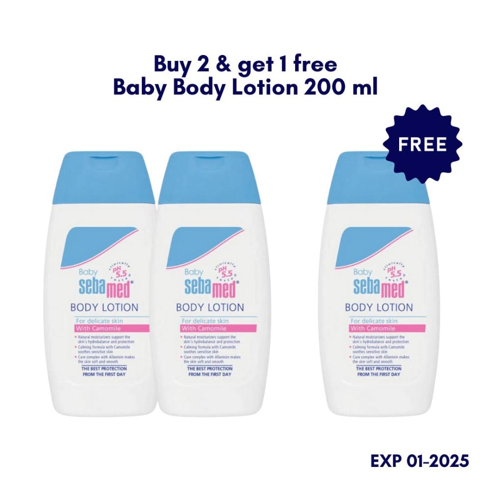 Sebamed Baby Lotion Buy 2 Get 1