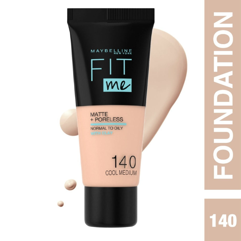 Buy cool-medium-140 Maybelline Fit Me Matte + Poreless Liquid Foundation - 30 ml
