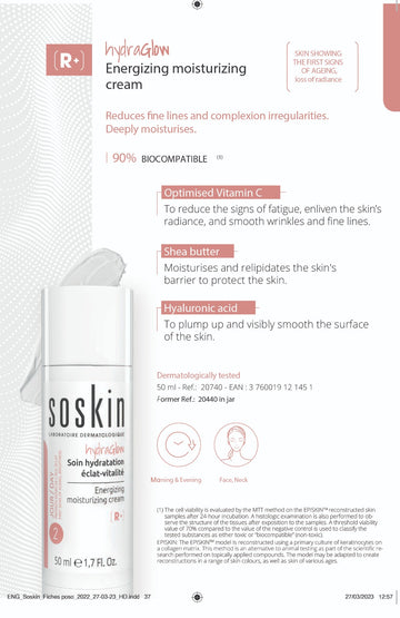 Soskin Hydra Glow Moisturizing Cream - 50 ml - 0