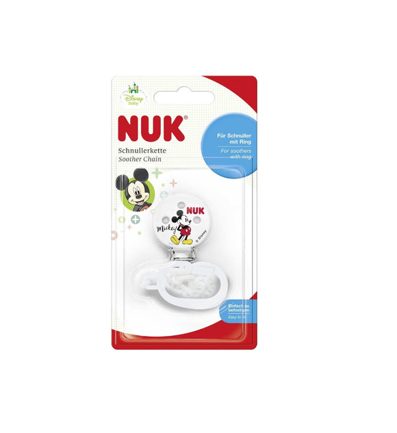 Nuk Soother Chain with Ring Disney Mickey