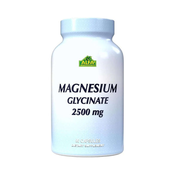 Alfa VIitamins Magnesium Glycinate 2500mg - 90caps