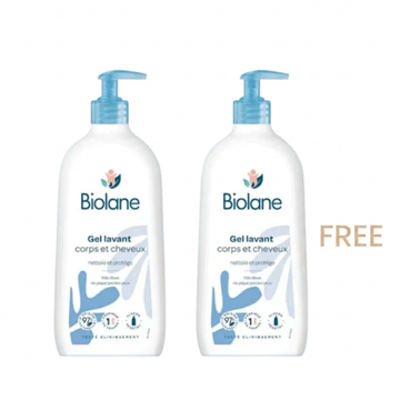 Biolane Baby Shampoo 2 in 1 Buy 1 Get 1 - 350 ml