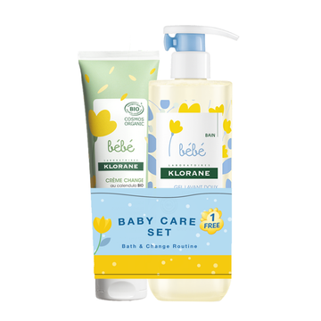 Klorane Buy Klorane Baby Certified Organic Change Cream and get a free 500ml Gentle Foaming gel