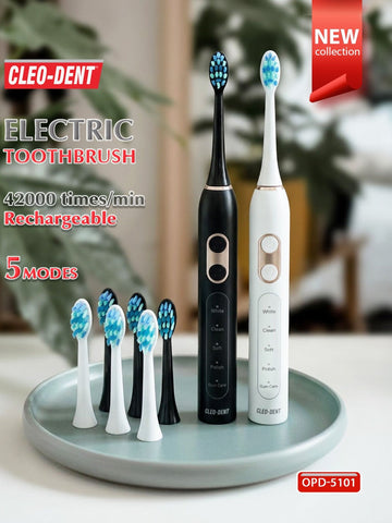 Cleo-Dent Electric Toothbrush 5 Modes