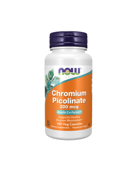 NOW Chromium Picolinate 200 mcg - 100 Capsules