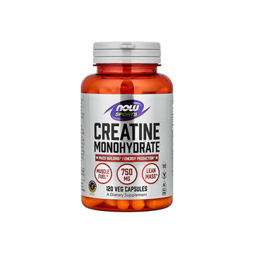 NOW Creatine Monohydrate 750 mg - 120 Veg Capsules