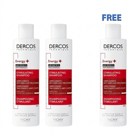 Vichy  Dercos Energizing Shampoo Buy 2 Get 1