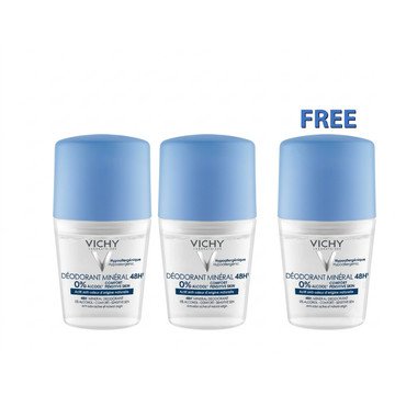 Vichy Mineral Deodorant Buy 2 Get 1